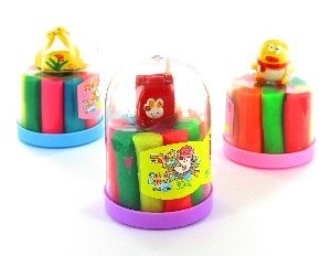 Plastilina en bote con sorpresa gratis (40 uds.)