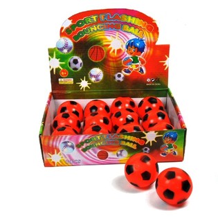 Pelotas Saltarinas de Fútbol con Luz Mundial (12 uds.)