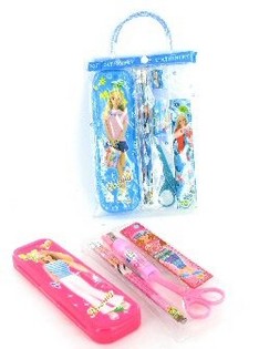 Divertido Set de Papelería en Bolsa con Accesorios (Pack de 24)