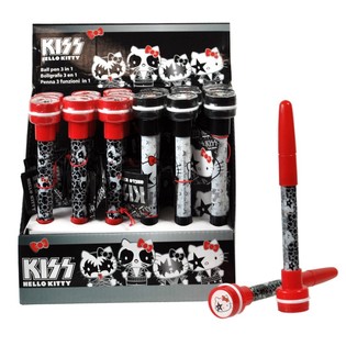 HELLO KITTY - BOLÍGRAFO CON SELLO 3 EN 1 / POMPERO (24 uds)