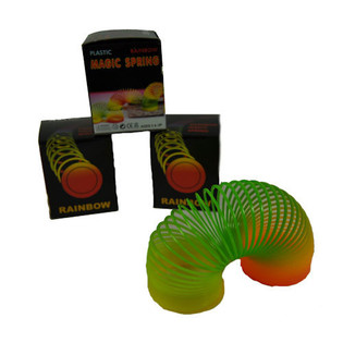 ESPIRAL ARCO&Iacute;RIS EN CAJA &Oslash; 5.5 CM. (48 uds.)
