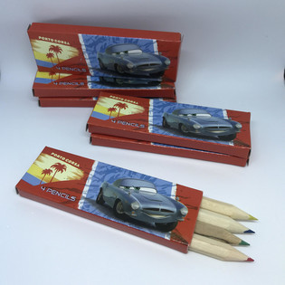 Lápices de Colores Disney Cars - Pack de 4 en Caja (48 uds.)