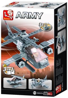 Sluban Helicóptero de Combate 3en1 M38-B0537G (1 ud.)