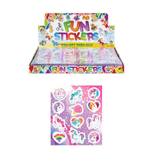 PEGATINAS FUN STICKERS – MODELO: UNICORNIO (120 uds.)