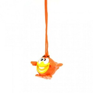 Silbato de Pájaro Naranja con Cordón (100 uds.)