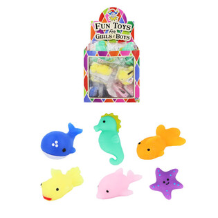 Squishy de Animales Marinos para Tómbola - En Expositor (96 uds.)